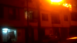 Fuerte incendio generó pánico en Bucaramanga