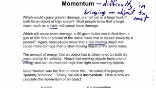 Momentum Lesson