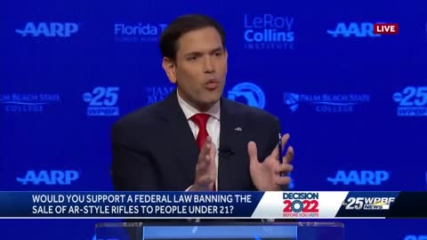 RUBIO REVERSES POSITION ON 18-20 YEAR OLD AR-15 SALES BAN – NO LONGER SUPPORTS IT