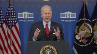 Biden's Brain BREAKS - Reads "End of Quote" Off of Teleprompter