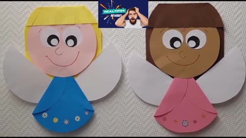 How To Make Paper Big Angel Craft For Kids|Realtips4|Entertainment|
