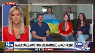 Ukrainian exchange student's host family raises money to help them reunite in US