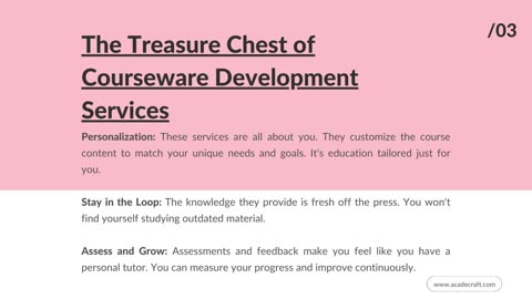 Introduction to courseware development services