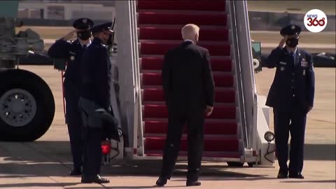 President Biden falls on Air Force One stairs Haa Haa