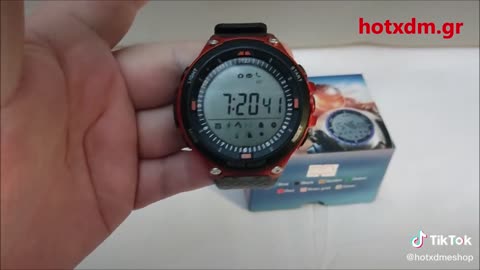 Ρολόι Sport Smart Watch / Μαύρο-Κόκκινο €19,90