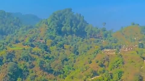 Beautiful Mountain View of Azad Kashmir Valley