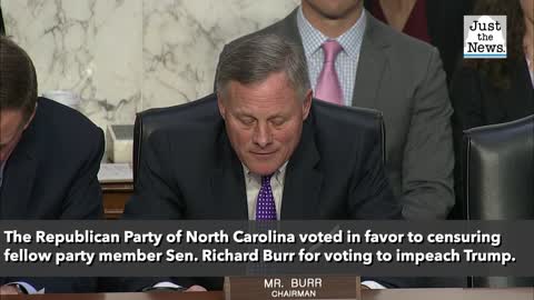 Senator Burr censured by North Carolina GOP over 'guilty' impeachment vote for Trump