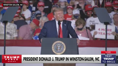 Crowd Chants 'We Love You' At President Trump
