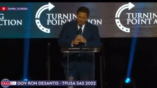 At TPUSA DeSantis calls out the media & Covid authoritarians