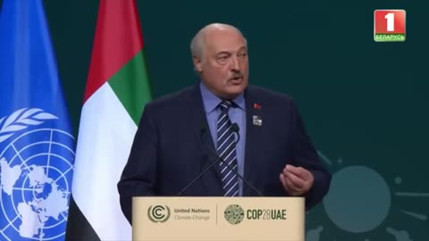 Mocne przemówienie Łukaszenki na szczycie w Dubaju