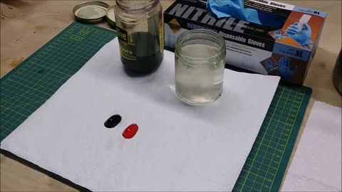 Dying Position Lights for an R/C Model with Fabric Dye
