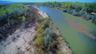 Drone along the Rio Grande