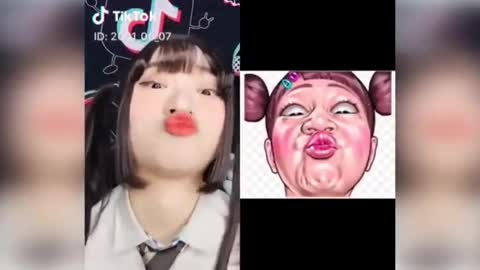 😂😂😂 Cute Funny Face Show - Tik Tok