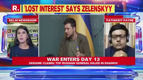 Breaking: Zelensky now says, lost interest in NATO.