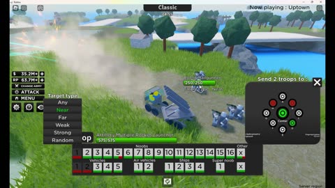 Playing the new update Noob Army Tycoon Rolbox