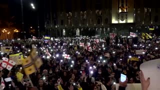 Thousands rally in Georgia in support of Ukraine