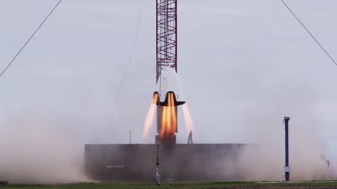 SpaceX conducts rocket hover test for astronaut capsule