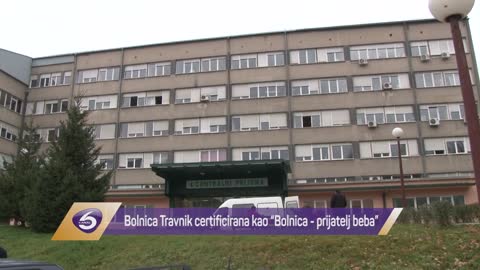 Bolnica Travnik certificirana kao Bolnica prijatelj beba