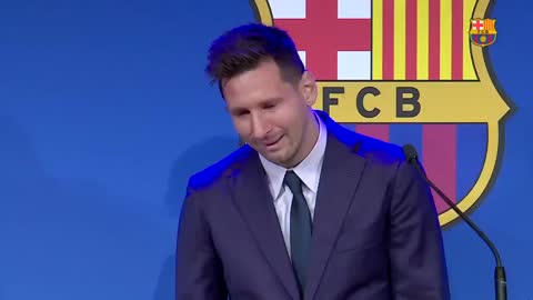 Lionel Messi Emotional Farewell To Barcelona