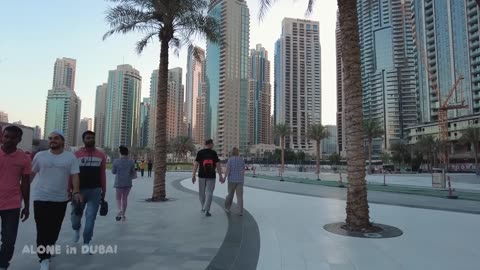 Dubai Burj Khalifa City Center Walk 4K----(720P_HD)