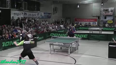 Two of the best Table Tennis Rallies You will ever See