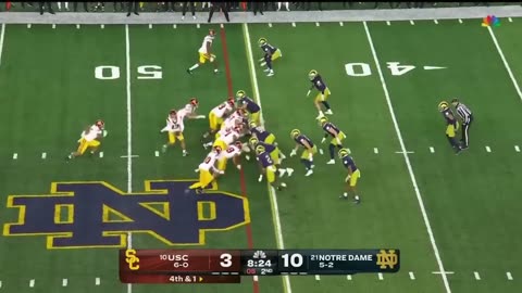 #10 USC vs #21 Notre Dame Highlights I College Football Week 7 | 2023 College Football