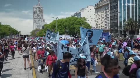 Protestas en Argentina por una mejora de las condiciones de vida