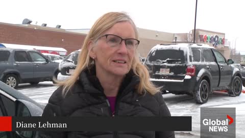 "It's crazy": Albertans deal with 1st snowy commute as winter returns