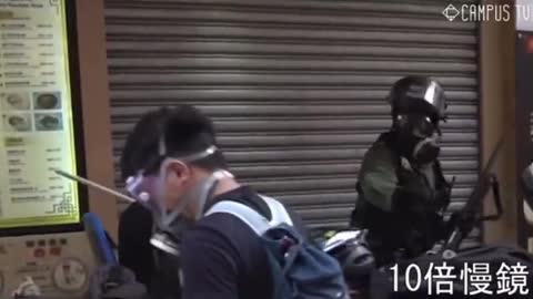 Hong Kong Flashback - Teenage Protester Shot At Point Blank Range - No Charges!