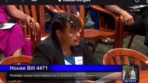 Dr. Christina Parks Testimony For Michigan House Bill 4471 Against Vaccine Mandates (HB4471)