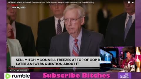 Sen. Mitch McConnel loses his reptilian puppeteers