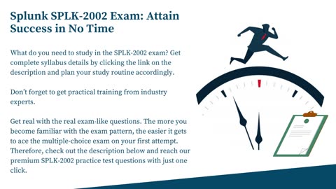 Splunk SPLK 2002 Exam Info | Syllabus | Questions