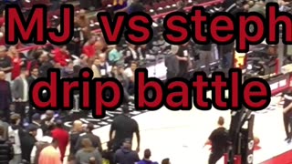 MJ vs steph drip battle #catzstudios #nba