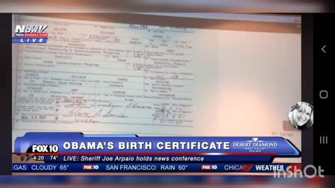 Obama's Birth Certificate Is A FAKE! - Sheriff Joe Arpaio Releases Information - (FNN) 12-12-21 Fo