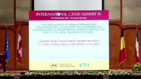 Dr. Jessica Rose at International Crisis Summit 4, Nov 18-19, Bucharest, Romania