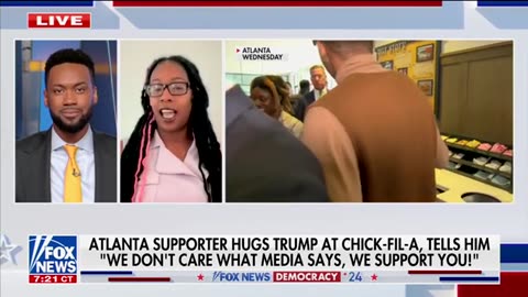 Black Woman Who Hugged Trump At Chick-Fil-A Fires Back At Critics