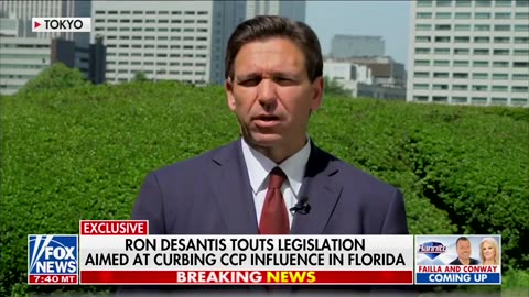 Gov. Ron DeSantis on eliminating CCP land purchases in Florida