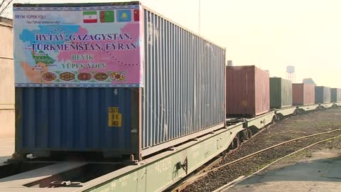 First 'Silk Road' train arrives in Tehran from China