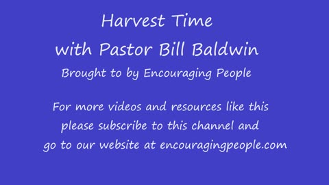 Engage Your World by Pastor Bill Baldwin