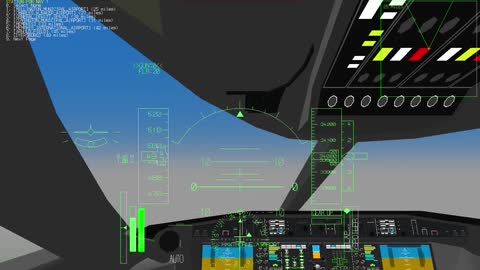 Bombardier CS300 Delta Airlines Cruising at 914km/h, 10400m. YSFLight