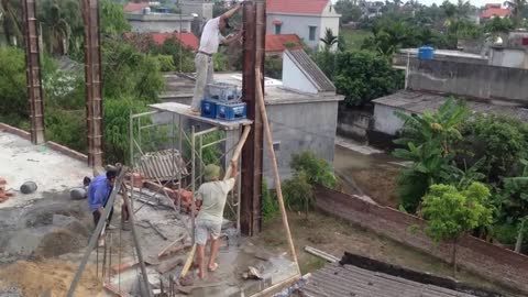 House Construction - How to Form and Pour a Concrete Column