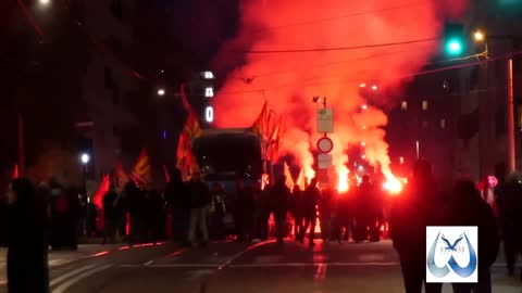 Thousands protest in Italy over high cost of living, support for Ukraine war