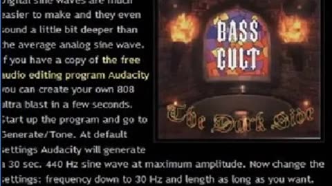 Sine Wave Bass Frequencies Occultscience101