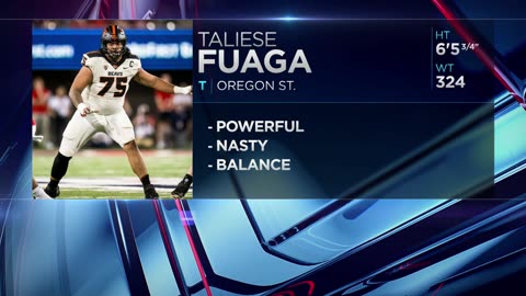 Saints pick OT Taliese Fuaga 14th | 2024 NFL Draft