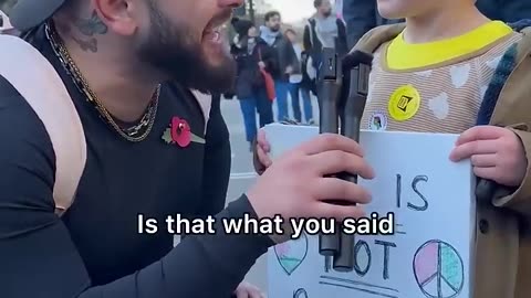 Heart warming message from the kids of London to the kids of Gaza😍🥲
