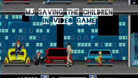 Michael Jackson tried to tell us about SAVING THE CHILDREN in Video Game