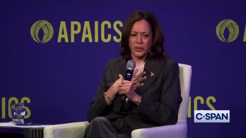 Vice President Kamala Harris dropped an f-bomb on stage at an event on Monday
