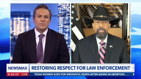 America's Sheriff David Clarke Joins Newsmax To Discuss Restoring Respect For Law Enforcement, Crime And More