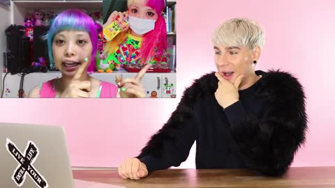 HAIRDRESSER REACTS TO HARAJUKU GIRL HAIR COLOR! |bradmondo