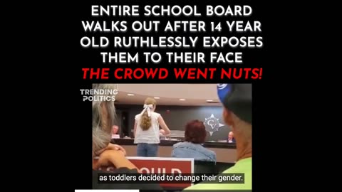Entire School Board Walks out after 14 Year Old Ruthlessly Exposes Them to Their Face